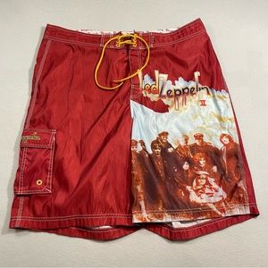 Led Zeppelin 2 Dragonfly Board Shorts Made in USA 🇺🇸